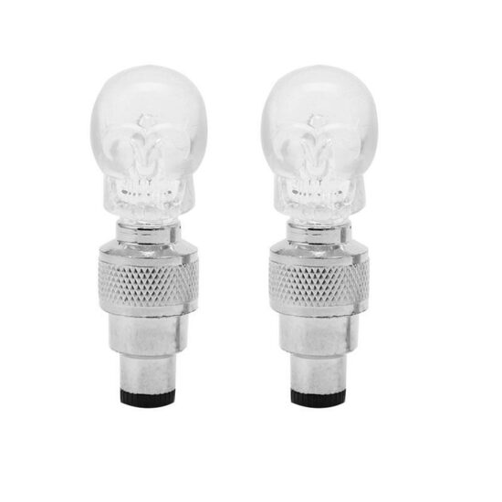 Led ventiļa uzgalis 'skeletgalva', Bezkrāsains