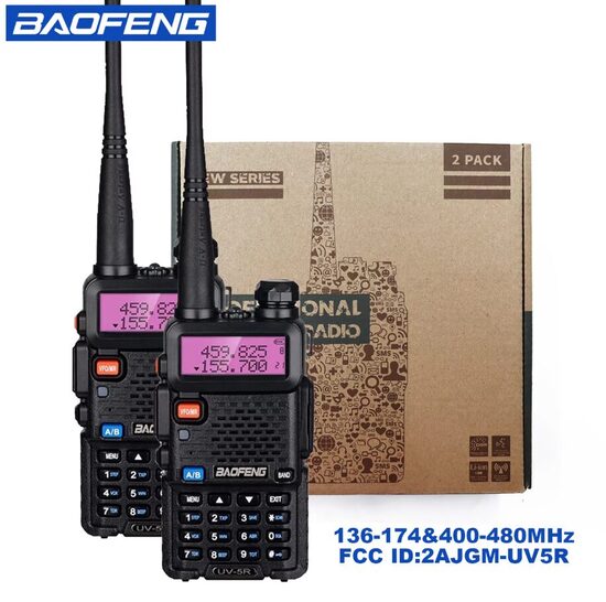 Rācijas 2gab. komplekts BAOFENG BF UV-5R 8 W