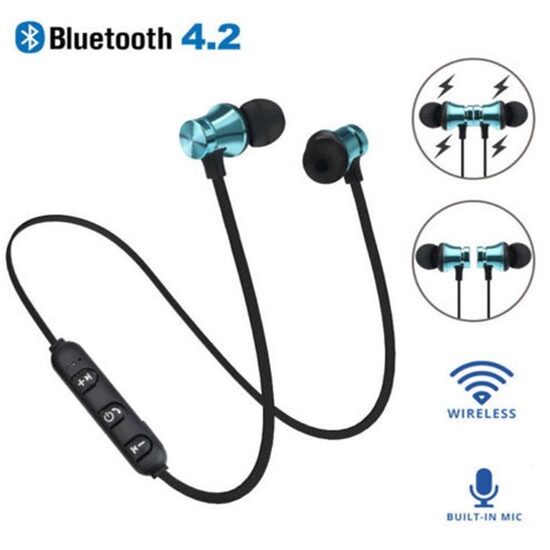 Bluetooth 4.2 stereo bezvadu austiņas ar mikrofonu