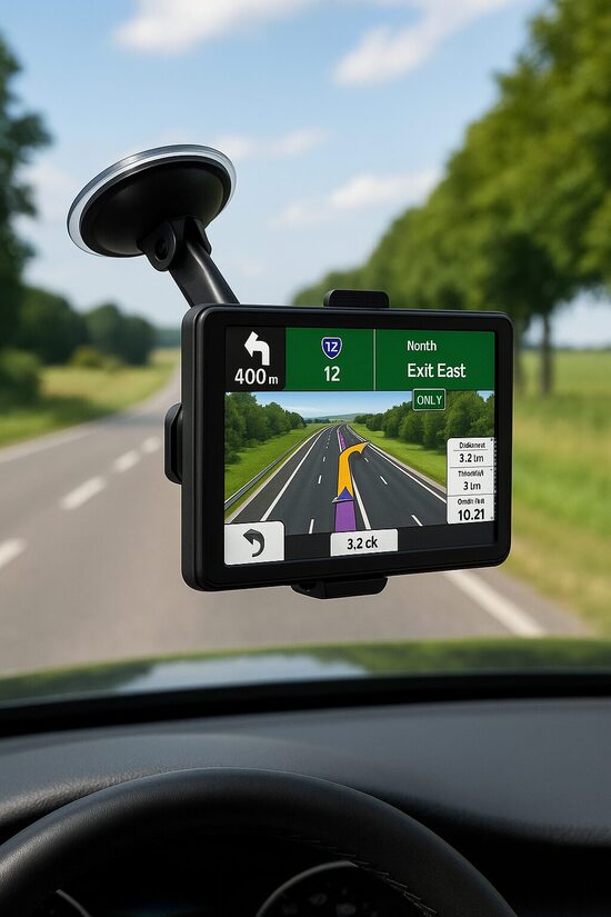 Gps Navigācija 7 collu TFT skārienjutīgais ekrāns, multimediju atbalstu un FM pārraidi automašīnām