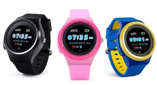 mini (1.3 inch) Bērnu telefons - viedpulkstenis 'Wonlex KT06' (GPS izsekošanas, 4G zvani, soļu skaitītājs, Touch Screen), ORIĢINĀLS