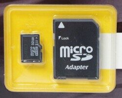 Micro SD atmiņas karte 32 GB
