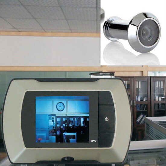 2,4'' LCD krāsainais monitors/kamera - durvju actiņa