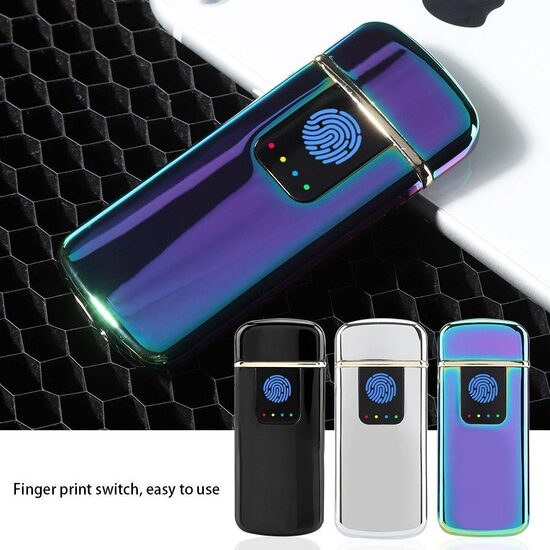 Nenodzēšamās šķiltavas ar pirkstu pieskārienu, vēja nenodzēšamās ''TOUCH'', ar USB uzlādi