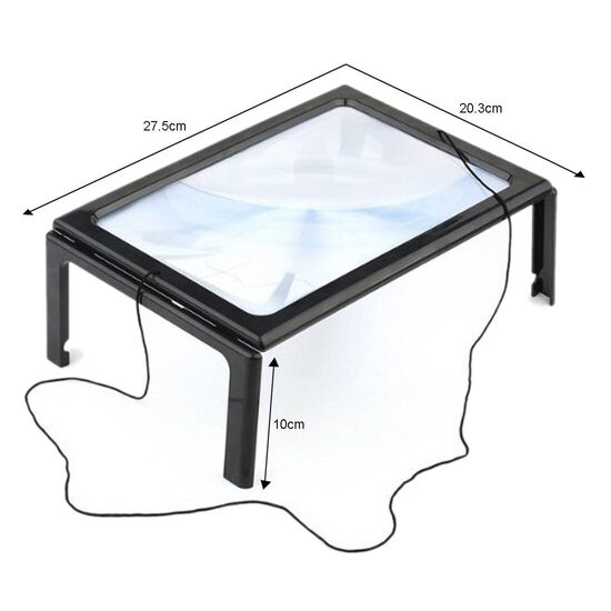 Palielināmais stikls XXL, 27.5 x 20.3 x 10.cm