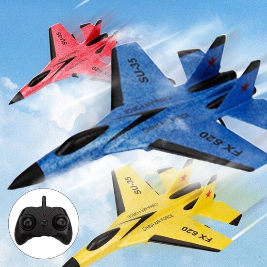 Rc AntiCrash Lidmašīna ar pulti 'Su-35'
