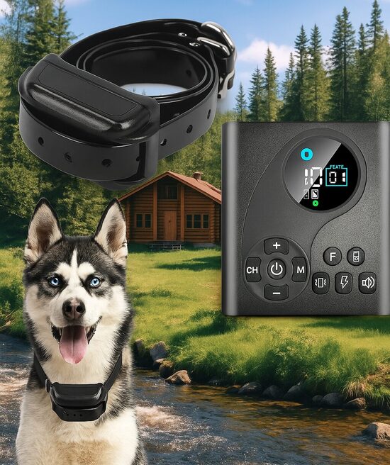 Bezvadu suņu apmācības sistēma un radiosēta 200m – 2 vienā