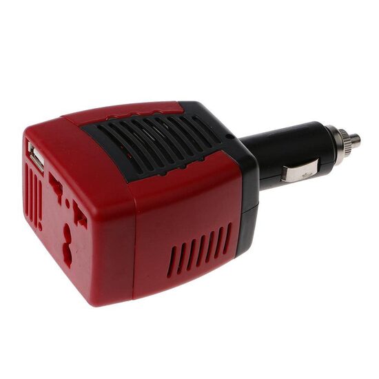 Strāvas pārveidotājs (12v-220v) 75w inverters ,sprieguma pārveidotājs