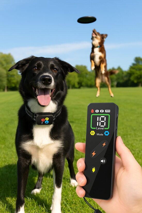 Premium Elektroniskā Suņu Treniņu Apkakle ar Tālvadību 800 m, IP67, Type-C uzlāde