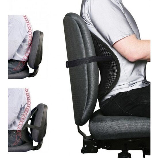 Ergonomisks krēsla atzveltnis - muguras sāpēm