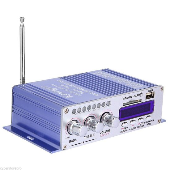 Audio pastiprinātājs Fm radio Mp3 sd card USB