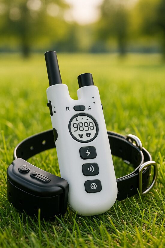Suņu Pretriešanas + Dresūras siksna 800m (divi vienā), Ūdens izturīga, 3 režīmi- ultraskaņa, vibro, elektro impulss