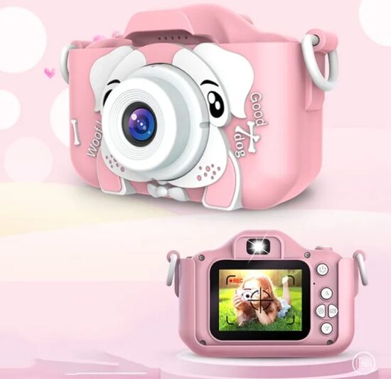 Bērnu Fotoaparāts 'Pink Dog'