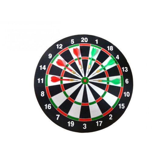 Šautriņu komplekts ''Darts'' ar 6 šautriņām, 42cm diametrs