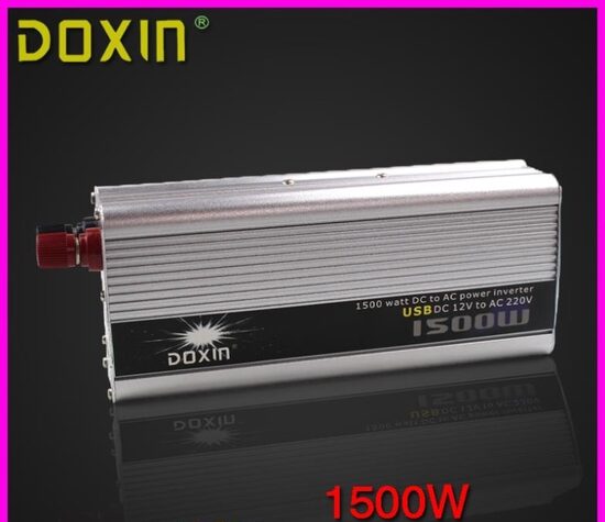 1500W Inverters: 12V/24V uz 220V Strāvas Pārveidotājs