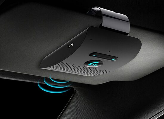 Automašīnas HandsFree Bluetooth 5.0 (brīvroku sistēma, mūzika, uzlādējams)