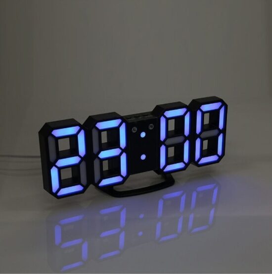 LED pulkstenis, modinātājs (9 cm x 23.3 cm), ļoti spilgts