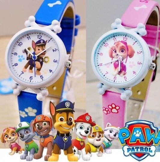 Bērnu pulkstenis 'Paw patrol', Ķepu patruļa- dažādi modeļi