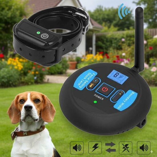 Bezvadu Suņu Radiosēta - Uzlādējama un Pārnēsājama 200m ar Spēcīgu Signālu