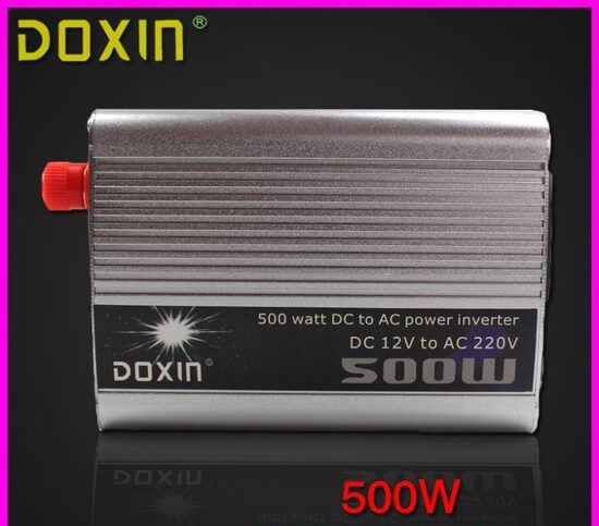 500W Inverters: 12V/24V uz 220V strāvas pārveidotājs