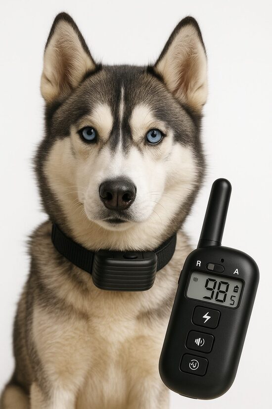 2 vienā suņu apmācības un pret riešanas kaklasiksna, ūdensizturīga, uzlādējama, 600 m rādiuss, 99 līmeņu vibrācija un impulss