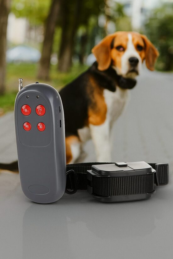 Suņu dresūras siksna ar pulti -apmācībai, kontrolei