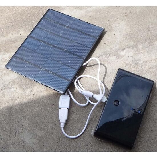 Saules panelis USB ierīču uzlādei, 3,5w (telefoniem, planšetēm, GPS, MP3, MP4)