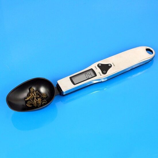 Elektroniskie, digitālie LCD virtuves svari - karote, 300g / 0.1g, pārtikas svari