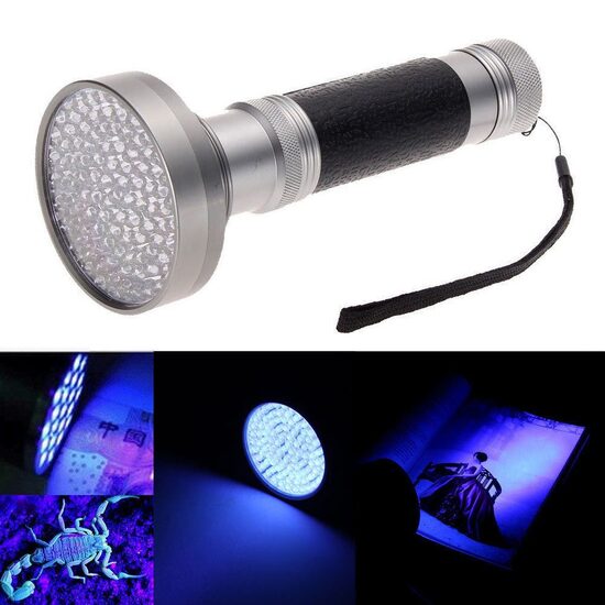 UV lukturis ar 100 LED diodēm