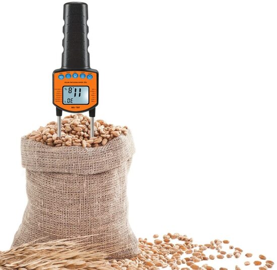 Graudu mitruma mērītājs, 14 dažādu veidu graudiem