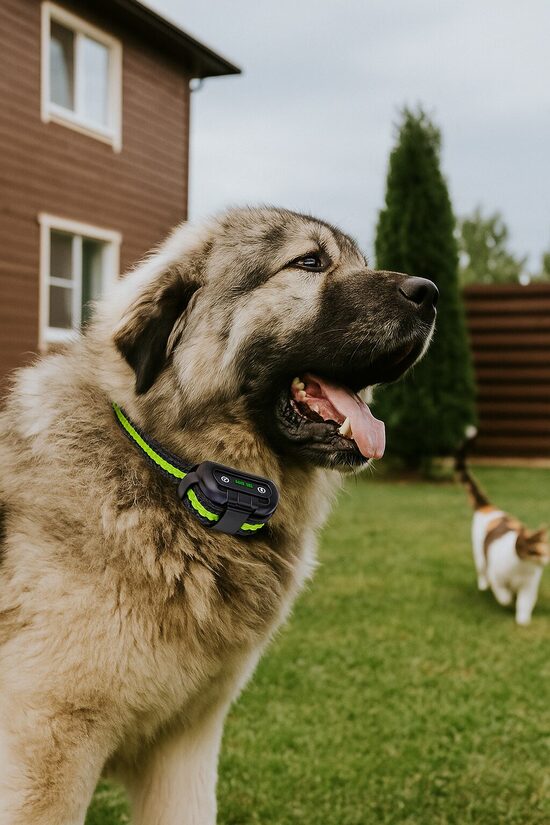Suņu pretriešanas kakla siksna (3 in 1 - skaņas signāls, vibrācija, elektroimpulss), antilaj