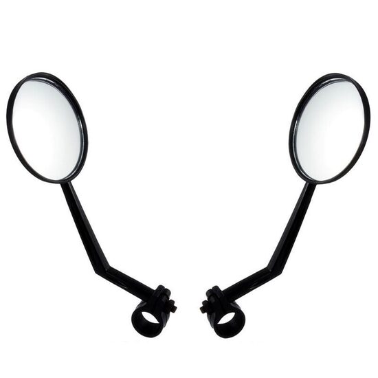 Motocikla atpakaļskata spoguļi ( moto spoguļi ) universālie 2gab, melni