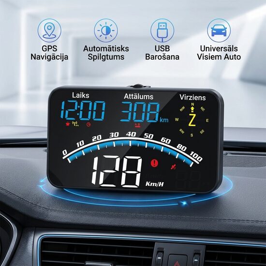 Auto/moto GPS spidometrs