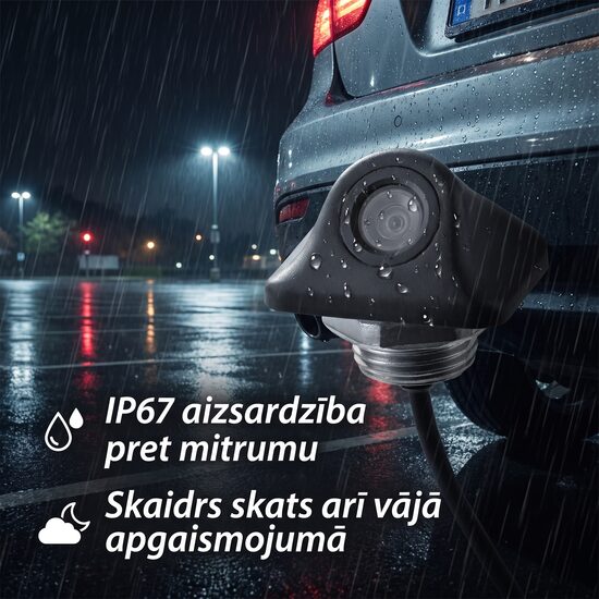 Automašīnas atpakaļskata kamera 12v