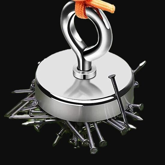 Neodīma Meklēšanas "zvejas magnēts" (90x66mm, 350Kg)