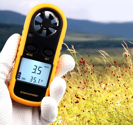 Anenometrs Vēja ātruma mērītājs 0-30ms