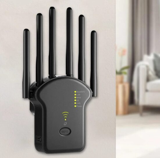 Wifi signāla pastiprinātājs 5G 2,4G 800Mbps