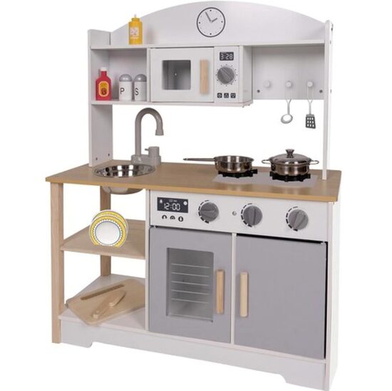 Spēļu virtuve no koka 85x68x25cm