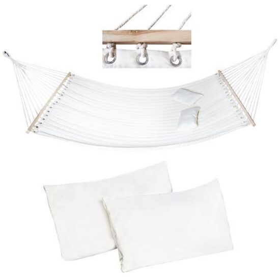 Šūpuļtīkls dārzam 200x150cm + 2 spilveni