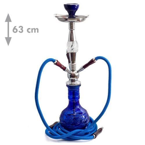 Ūdenspīpe ar 3 caurulēm, 'Saudi Arab style' 63cm XXL