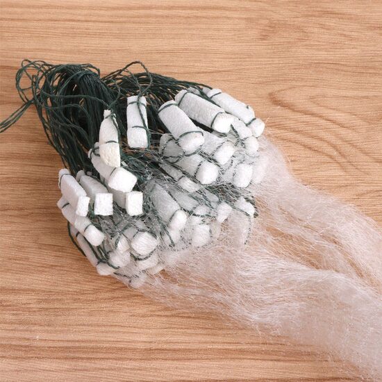 Zivju zvejas tīkls 10m ar pludiņiem