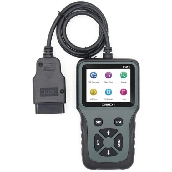 V311 OBD2 DTC Scanner, kļūdu lasītājs/dzēsējs, PRO (Eng, Russian)