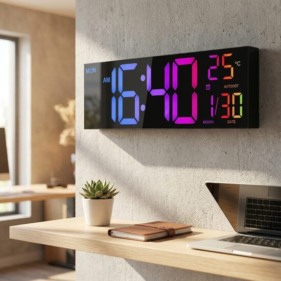 Led sienas pulkstenis 39cm