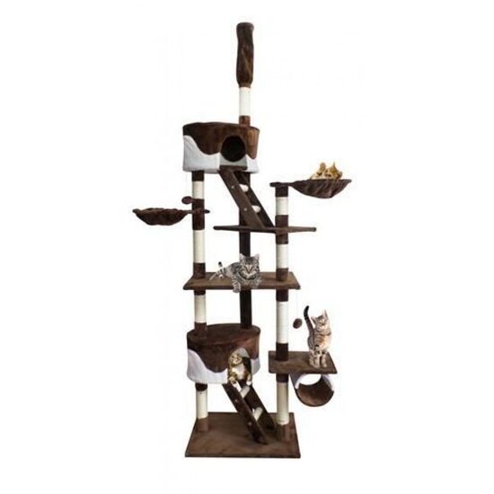 Kaķu māja - lielā, ar dažādām aktivitātēm, 60 x 45 x 255cm