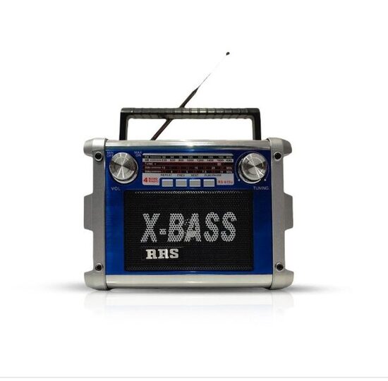 Fm Radio, usb mp3 atskaņotājs (uzlādējams)