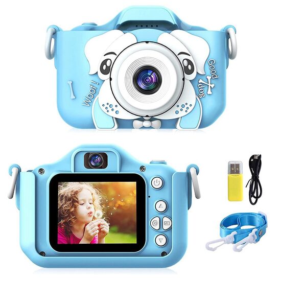 Bērnu Fotoaparāts 'Blue Dog'