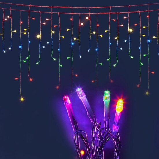 Led virtene ar 500 Led, multicolor, 20m, ārtelpām un iekštelpām, ''skariņas''
