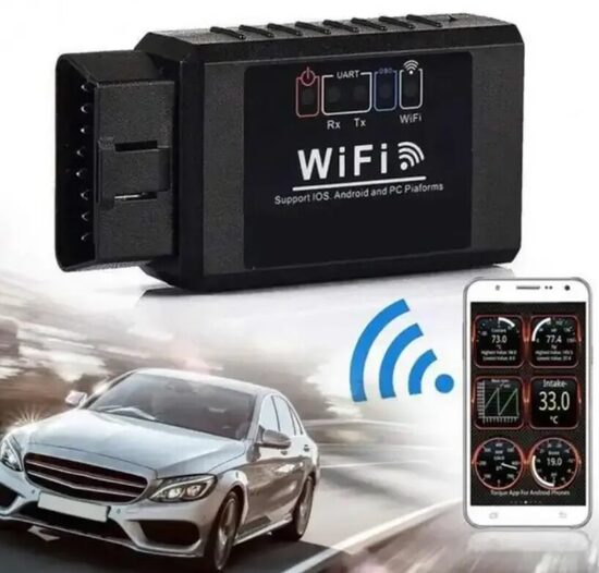 obd2 auto diagnostikas iekārta, WI-FI, 1.5 versija, kodu lasīšanai un dzēšanai, ELM 327