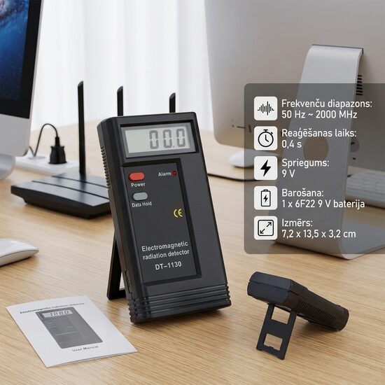 Elektromagnētiskās radiācijas detektors 50Hz-2000MHz