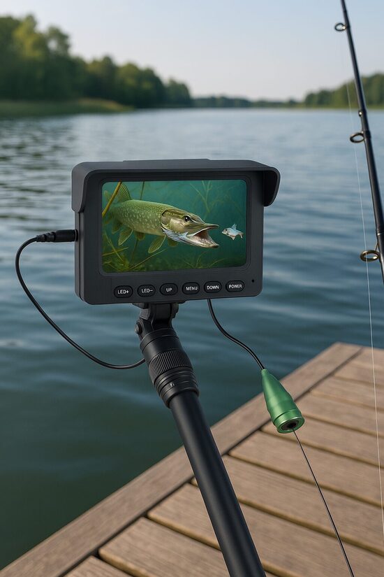 Zemūdens kamera 4.3 ”LCD monitors,15m